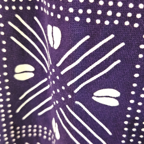 ade + ayo Purple/White Multi-Color Geometric Print Jumpsuit, Size XXL - Picture 14 of 15